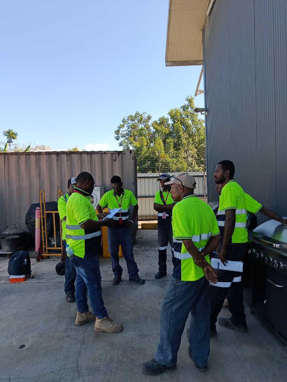 Westfume project team on site