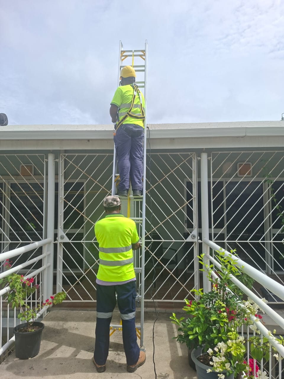 A. Ladder setup & access
